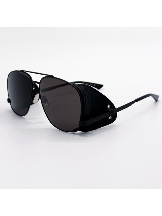NEW SAINT LAURENT SL 653 LEON 002 SUNGLASSES AVIATOR BLACK GRAY WOMEN SL653 LEON main image 8